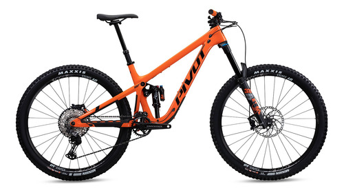 Bicicleta De Montaña Doble Suspensión Firebird Naranja Ride 