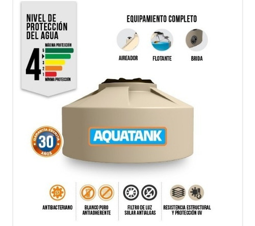 Tanque De Agua Extrachato 600 Lts Con Flotante Aquatank P