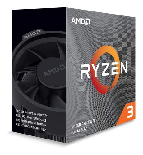 Procesador gamer AMD Ryzen 3 3300X 100-100000159BOX  de 4 núcleos y  4.3GHz de frecuencia