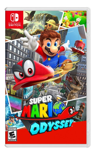 Jogo Super Mario Odyssey - Nintendo Switch - Mídia Física