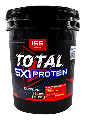 Proteina Zero Carbs Total Cubeta 5x1 Varios Sabores 5 Kg