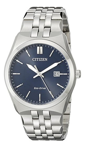 Reloj De Acero Inoxidable Citizen Eco-drive Para Hombre Con 