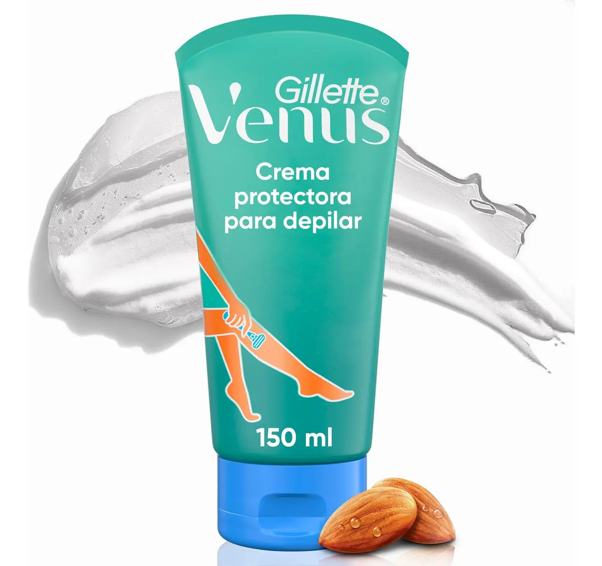 Crema para Afeitar Gillette Venus para Depilar con Rastrillo para Mujer 150mL
