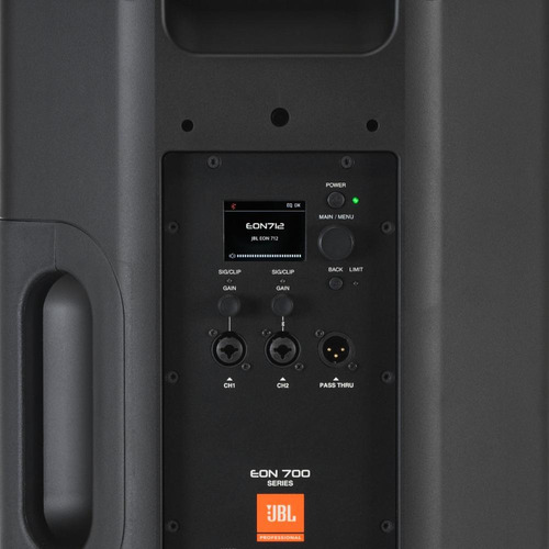 Kit Par Caixa Ativa Pa Jbl Eon712 1300w Bluetooth Bivolt