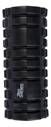 Rodillo Elongación Foam Roller Negro Ten Series