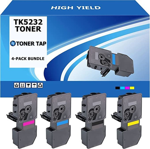 Tóner Tap Ky-4 Color Para Kyocera Tk-k Tk-c Tk-m Tk-y (tk).