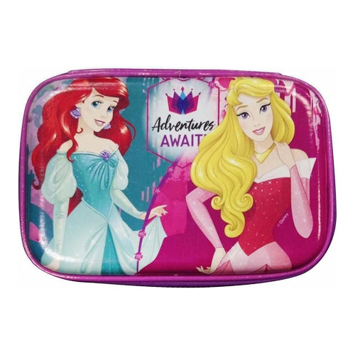 Cartuchera Princesas 1 Cierre Goma Eva 3d Cresko - 11255