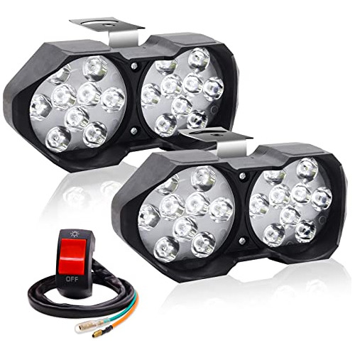 Nwpangu Luces De Conducción Motocicletas, 18smd, 3200l...