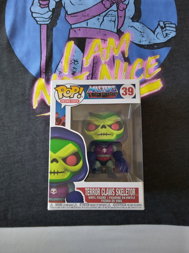 Masters Of The Universe Funko Pop Skeletor + Playera Size M (Usado)