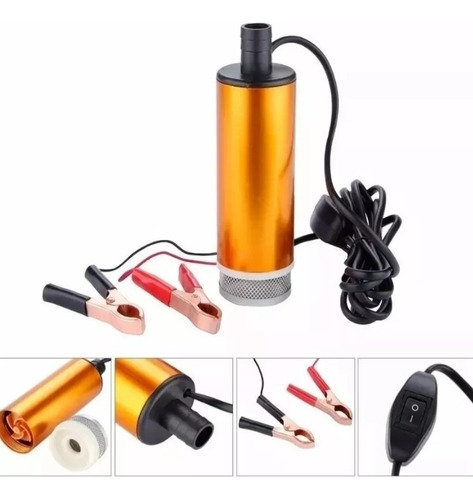 Bomba Agua Disel Keroseno 12 V 1800 L/h