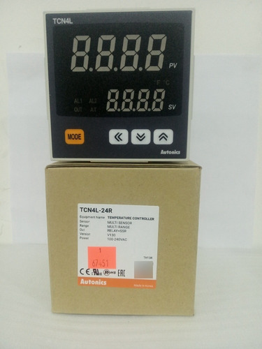 Controlador De Temperatura Modelo Tcn4l-24 R Marca Autonics