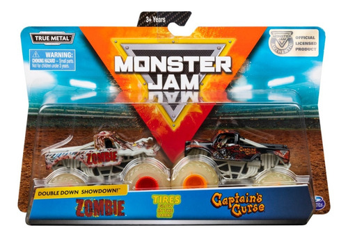 Monster Jam Zombie Vs Captains Curse Spin Master