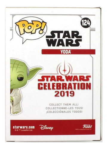 Estallido! Funko Gold Yoda Galactic Convention Exclusive 124