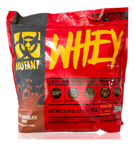 Mutant Whey 5 Lbs Sabor Triple Chocolate Mutant.