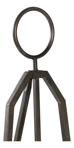 Caballete De Metal Grande Ajustable Con Bandeja De Madera 40