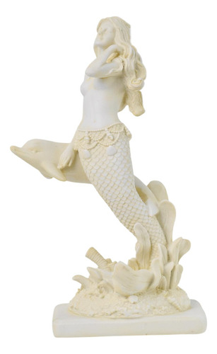 Smermaid Statue Resin Figurine Mapeop Ornament Escultura