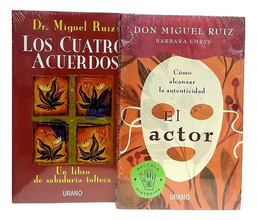 Los Cuatro Acuerdos+ El Actor ( Nuevos Y Originales) 