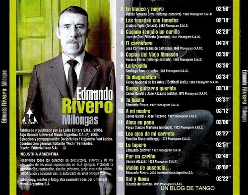 Edmundo Rivero - Milongas