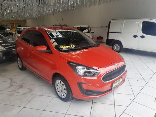 Ford Ka Hatch 1.0 Se Plus Vermelho Completo 2019 Doc Ok