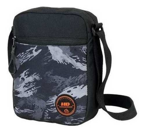 Shoulder Bag Hd Estampada Bolsa Lateral Hdb1900100 Cor Preto/Cinza Cor da correia de ombro Preto Desenho do tecido Estampado