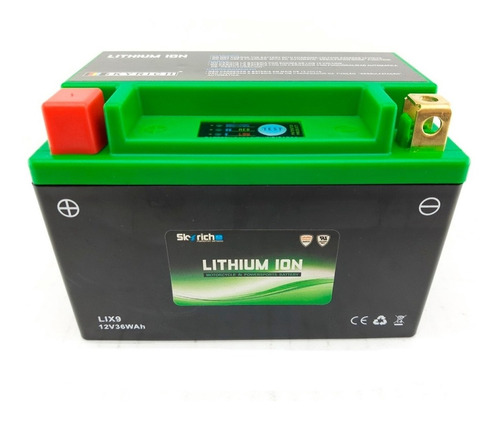 Bateria Litio Lix9 = Ytx9-bs Rouser 200 Ns Skyrich Ryd