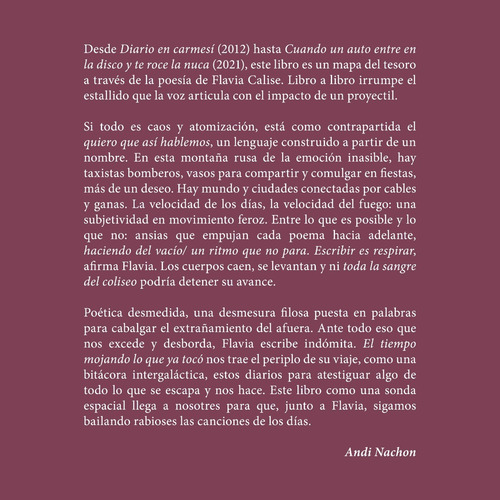 Imagen 2 de 2 de Mientras Te Llamo Diseño Mi Tumba - Flavia Calise