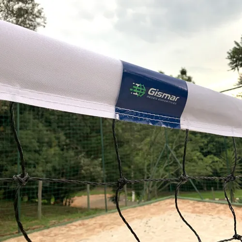 Gismar Red de voleibol de playa profesional reforzada color blanca