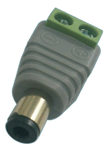 10 Par Conector Tipo Jack De 5.5 X 2.1 Mm 12 V Cctv Tornillo