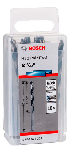 Bosch Broca Metal Hss Pointteq Cjax10 5/32 