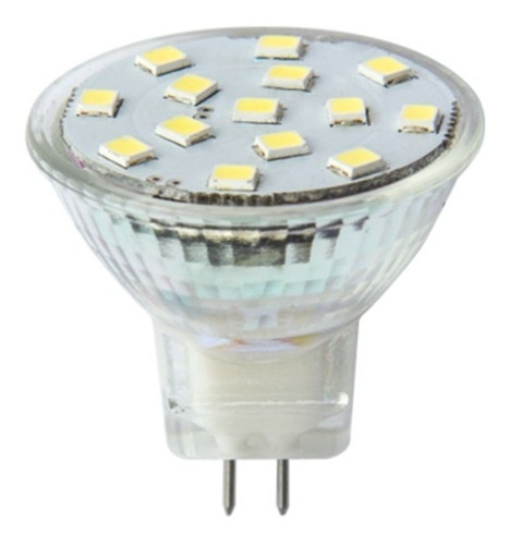 Paquete 5 Foco Ahorrador Led Mr11 Luz Blanca 1.7w 