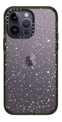 Funda Para iPhone 14 Pro Max Casetify Space Pattern On Clear