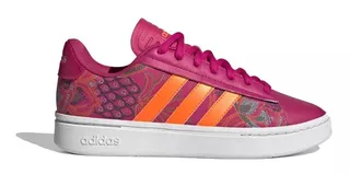 Tênis Casual adidas Grand Court Alpha Cloudfoam Pink Gy7060