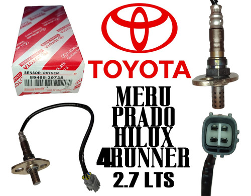 Sensor Oxigeno Toyota Merú Prado Hilux 4runner 2.7 Lts