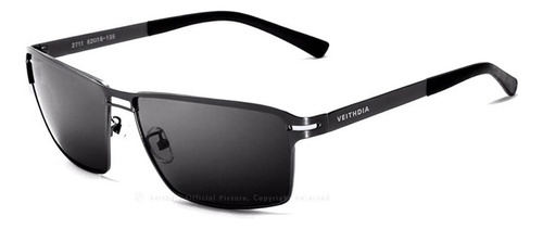 Lentes De Sol Veithdia V2711b Originales Polarizadas Alum