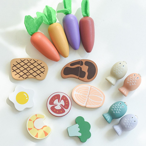 Accesorios De Cocina Play De Madera Toy De Cocina Toy