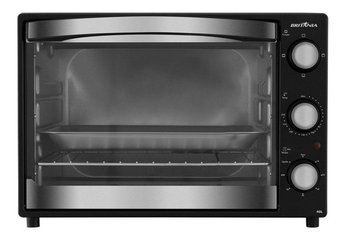 Forno de bancada elétrico Britânia BFE40PI 40L preto 127V