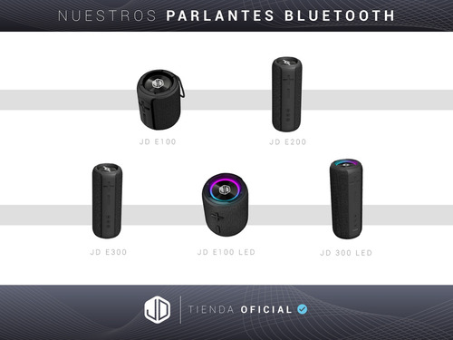 Parlante Portátil Jd Sound Party Led 60w Bluetooth -*