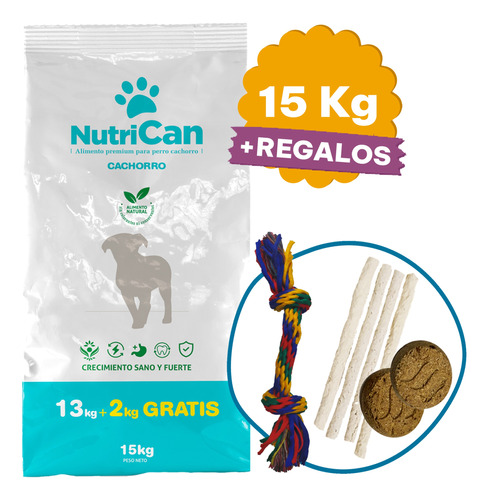 Alimento Perro Cachorro Nutrican 15 Kg + Regalo + Envío