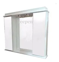 Comprar Botiquin Espejo Triptico Baño Laqueado 2 Modulos Luz 80x70 