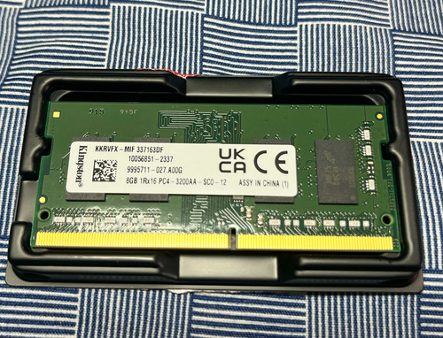 Memoria Ram Kingston 8gb 3200mhz