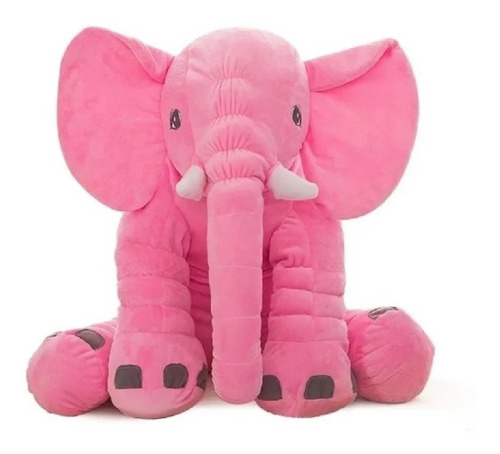 Almohada Elefante Bebés 60cm Cómoda Colores Suave