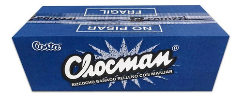 Bizcocho Chocman Caja 32 Unidades 33gr