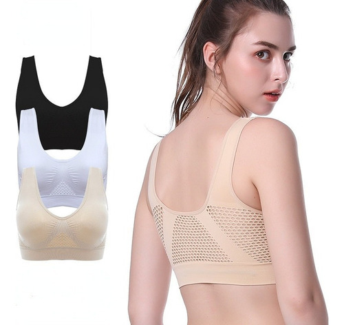 Pack De 3 Sujetadores De Mujer Tallas Grandes, Transparente