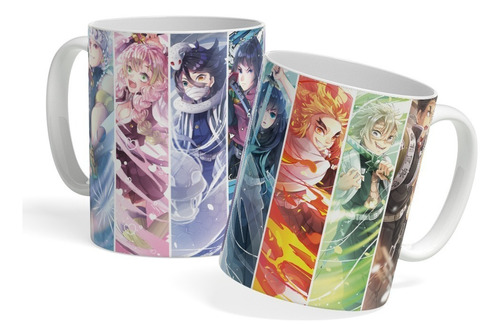 Mug, Pocillo, Taza, Demon Slayer - Pilares