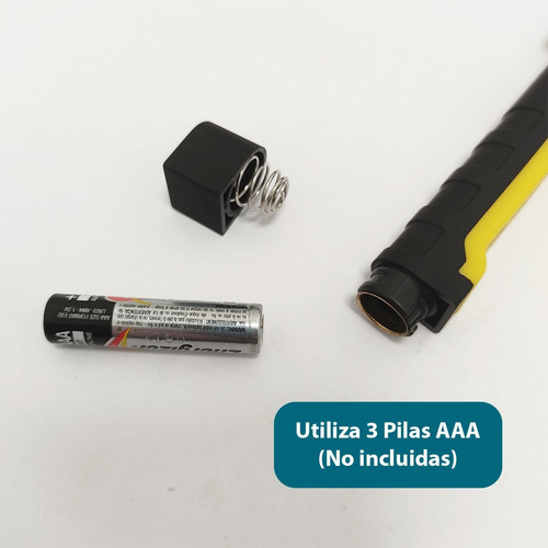 Imagen 6 de 6 de Combo 2 Linternas Luz Led Faro De Mano Tipo Lapicera Gancho