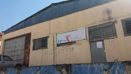Imagem 1 de 8 de Galpão, 600 M² - Venda Por R$ 2.500.000,00 Ou Aluguel Por R$ 15.000,00/mês - Vila Santa Clara - São Paulo/sp - Ga0251
