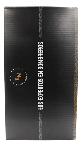 Caja Para Sombreros La Nutria Delux Negro Único