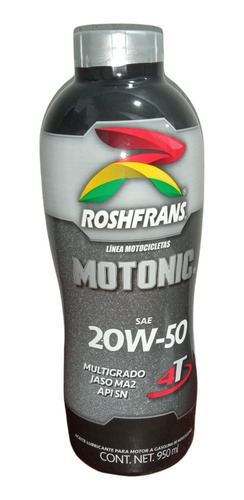 Aceite Roshfrans 20w-50 Mineral 4t