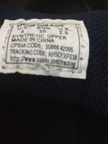 Tênis Infantil Importado Original Levis Couro Semi Novo 34