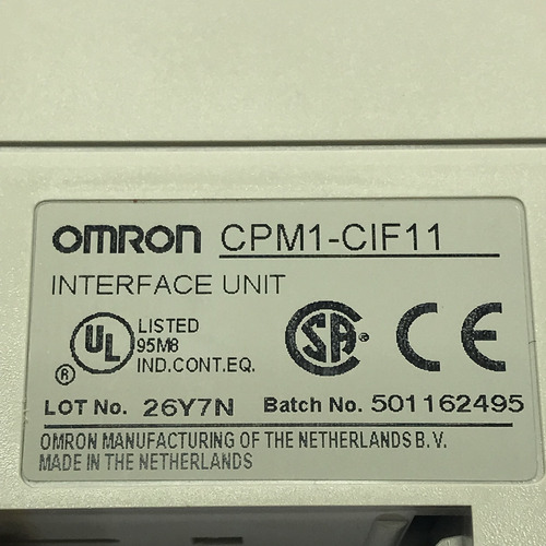 Omron Cpm1-cif11 Modulo De Interfaz